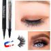 2 Pack Magic Self Adhesive Magnetic Eyeliner Pen for Waterproof and Viscous Eyelashes - Colors Kit - Buy Online on GoSupps.com