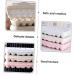 2pcs Rabbit Food Dispenser Plastic Eggs Deviled Egg Holder Egg Tray Egg Carton Drawer re-usable Grey 30x15cm - Buy Online on GoSupps.com