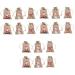 PRETYZOOM Candy Bags 18 pcs Bag Aging Holding Favor Ing Decor Pendant Candy Simple Bags Xmas Christmas Elk Party 15X10CMx3pcs Assorted Colorx3pcs