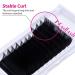 Professional Individual Classic Eyelash Extensions | 0.15mm CC Curl | 15-20mm Natural Black Mix - Buy Online on GoSupps.com