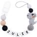 Panny & Mody Custom Stroller Clip with Name Personalized Stroller Clip with Name (Dragon Grey)