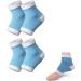 2 Pairs Moisturizing Socks Gel Heel Socks Open Heel Pain Relief Comfortable and Soft with Ventilation for Dry and Cracked Skin Care - Buy Online on GoSupps.com