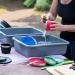 Hydaway Collapsible Cup | 12oz Portable Drinking Vessel for Water, Juice, Snacks | Travel, Camping, Parties | Ember Red - Buy Online on GoSupps.com