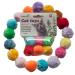 Fashion's Talk Cat Toys Furry Rattle Ball for Kitty 6-Pack