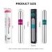 2 PCS Vibely 2 in 1 Mascara - Waterproof, Lengthening, Thickening Effect - 4D Silk Fiber Makeup for Long, Full Lashes - Buy Online on GoSupps.com