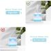 Trace 100ml Cool Mist Essential Oil Diffuser | USB Powered Aromatherapy with 7 LED Colors | Compact for Bedroom, Office, and Desk | Light Blue - Buy Online on GoSupps.com