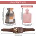 Soft Plush Hot Water Bottle with Cover for Neck, Shoulder, Back, Legs - Hand Waist Warmer - Buy Online on GoSupps.com