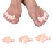 Toe Separators-Toe Straightener-Yoga Toes Toe separators Toe spacers for Men Toe spreaders for Women Bunion Correction-for Hammertoes Plantar Fasciitis Hallux Valgus  Size Medium-Nude (1 Pair) Nude M-Men's shoe size: 7-11 Women's shoe size: 9-12