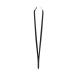 Soft Touch Stainless Steel Tweezers Set - 2 Count Black Slant and Point by Danielle Enterprises - Buy Online on GoSupps.com