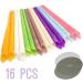 GLAMZA Organic Hopi Ear Candles for Blocked Ears - Natural Beeswax 16pcs with Protective Disc Cones - Buy Online on GoSupps.com