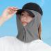 Unisex Cooling Neck Shade Mesh Cap with Sun Protection - Black - Buy Online on GoSupps.com