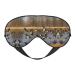 Flying Wild Ducks Print Unisex Sleep Mask Double-Sided Eye Mask Ideal for Sound Sleep and Skin Care Black