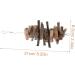 Yardwe Guinea Pig Treats Parrots Biting playthings Hamster Swing Oral Chewing playthings Wooden - Buy Online on GoSupps.com