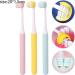 Suicra Three-Sided Soft Toothbrush for Adults - Pink | Ultimate Oral Hygiene & Teeth Massage Tool - Buy Online on GoSupps.com