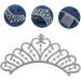 SKISUNO Crown Side Hair Comb Flower Girl Tiara Flower Girl Hair Accessories Wedding Hair Accessories Hair Clips for Kids Women Crown Hairpiece Wig Rhinestones Alloy Bride Small Crown - Buy Online on GoSupps.com