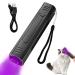 Wood's UV lamp portable 365 Nm UV black light flashlight catworm detector doctor-urin detector for the analysis of skin dog cat bed bugs inspection