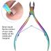 Colorful Nail Clipper Colorful Stainless Steel Titanium Nail Dead Skin Removal Clipper Cuticle Scissors Manicure Pedicure Tool - Buy Online on GoSupps.com