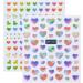 Hot Nail Art Decorations DIY Manicure Nail Stickers Self Adhesive Decals 3D Colorful Heart Love(DP1175) - Buy Online on GoSupps.com