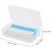 Layhou 160pcs Interdental Brushes & Toothpicks | Soft Silicone Dental Floss for Effective Teeth Cleaning - Blue - Buy Online on GoSupps.com