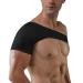 KAV Shoulder Brace - Neoprene, Adjustable Pain Relief Support for Injury, Sprains & Inflammation - One Size Fits All (Black) - SGS Certified - Buy Online on GoSupps.com
