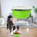 Kiuiom Silicone Travel Dog Bowls - Foldable Leak-Proof Portable 350ml Feeding Set with Lid & Carabiner (2pcs) - Ideal for Travel & Outdoor Adventures - Buy Online on GoSupps.com