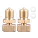 2 Pack PCP Airsoft High Pressure Pump Safety Bleeder Valve M10x1 Air Bleed Valve Adapter 300bar/4500psi