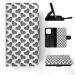 Protective Case for Apple iPhone 14 Pro (3-Fold Case with Love Heart Valentine's Day Pattern)
