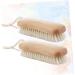 Buy Gleavi 2-St Cloth Washing Brush - Wooden Handle Cleaning Brushes for Shoes Coats & More | Eco-Friendly Bamboo & Bristle Design - International Shipping Available - Buy Online on GoSupps.com