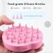 FREATECCH CHAUT Massage Brush - Wet & Dry Shampoo Brush for Scalp Peeling & Massage | Silicone Hair Root Care | Stimulates Growth & Reduces Dandruff - Pink Classic - Buy Online on GoSupps.com