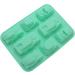 Beasea Car Soap Mold - 2pcs Silicone Baking Mold for Cake, Cupcake, Muffin, Ice Cube, Clay - Car Shape Design for Kids - Buy Online on GoSupps.com