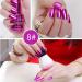 Wishwin Mirror Effect Nail Polish 8 Color UV LED Metallic Shiny Metal Nail Art Gels Nail Art Tool 18ml - Buy Online on GoSupps.com