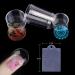 Biutee Clear Jelly Nail Art Stamper Set - Dual Head Silicone Stamper with 3 Scrapers - Manicure Nail Art Tool (12 Pcs) - Buy Online on GoSupps.com
