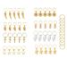 50-Piece Gold Hair Accessory Set | Needle Rings Clips Headbands & Charms - Stylish Copper & Shell Designs for Braid & Updo - Buy Online on GoSupps.com