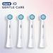 Oral-B iO Gentle Care Electric Toothbrush Head - Pack of 4 | Twisted & Angled Bristles for Deeper Plaque Removal | White | Mailbox Friendly - Buy Online on GoSupps.com