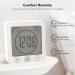 Buy Digital Thermometer Hygrometer with Easy-to-Read Display & Sensitive Sensor | Accurate Measurements & Backlight for Indoor Use - Fast International Shipping - Buy Online on GoSupps.com