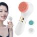 Face Wash Brush Electric | Electric Exfoliate Facial Cleansing Brush with 3 Brush Heads | Face Cleaner Brush Women Waterproof Facial Cleanser Brush Face Wash Brush Face Washer Buogint