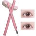 Eyebrow Pencil Double End Angled Tip Applicator with Highlighter Pen for Eyebrows Daily Makeup Work Party Beginners - Buy Online on GoSupps.com