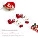 Brishow Christmas Snow Elk Press on False Nails - Red Short Square Fake Nails for Women & Girls (24pcs) - Buy Online on GoSupps.com