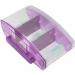 Aquarium Fish Tank Transparent Aquarium Fish Tank LED Acrylic Three Divisions Breeding Isolation Box for Small Fishes Mini Breeding Fish Tank (Purple) - Buy Online on GoSupps.com