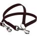BioThane Coupling for Two Dogs - 0.3m Dark Brown Leash | Selectable Width | Durable & Stylish Dog Coupling - Buy Online on GoSupps.com