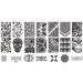 Vektenxi Premium Quality Lace Stamper Nails Art Stamp Stamping Nail Template Flowers Image Printer Plate - Buy Online on GoSupps.com