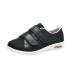 Men's Adjustable Closure Lightweight Non Slip Diabetic Edema Shoes Fattening and Widening Width Walking Shoes for Elderly Arthritis Edema Swollen Feet Thumb (Color : Black Size : 12)