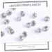 VILLCASE Scrapbook Accessories 1000 Sets Diamond Stud Rivets Silver Jacket Leather Stud Leather Crafts Repair Rivets Jeans Bags As Shownx5pcs 0.6X0.6X1CMx5pcs - Buy Online on GoSupps.com