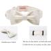 Lionet Paws White Silk Wedding Dog Collar with Removable Fly - XL for Dogs Neck 40-66cm | Comfortable & Stylish Pet Accessory - Buy Online on GoSupps.com