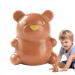 Bear Finger Nail Brush | Adorable Bear Soft Stiff Bristles Scrubber Creative Deep Clean Easy To Grasp Gentle Bristles Kids Nail Brush For Men Toes Brown