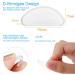 25 Pairs of Soft Self-Adhesive Non-Slip Silicone Glasses Pads - Ideal for Sunglasses & Presbyopic Glasses - Buy Online on GoSupps.com