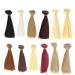 SUPVOX 12pcs Straight Hairpieces for Dolls 100x15cm
