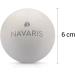 Navaris Massage Ball Set - Fascia & Trigger Point Rubber Balls for Self-Massage - Light & Dark Gray Foot Roller - Buy Online on GoSupps.com