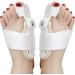 ALINZO Bunion Corrector - Pain Relief Orthopedic Splint for Big Toe Separation, Hallux Valgus Correction Day/Night Support - White - Buy Online on GoSupps.com