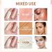 Surligneur liquide cr me scintillante hydratante et claircissante pour visage et corps (#03 ou rose) #03 ROSE GOLD 1 ml (Lot de 1) - Buy Online on GoSupps.com